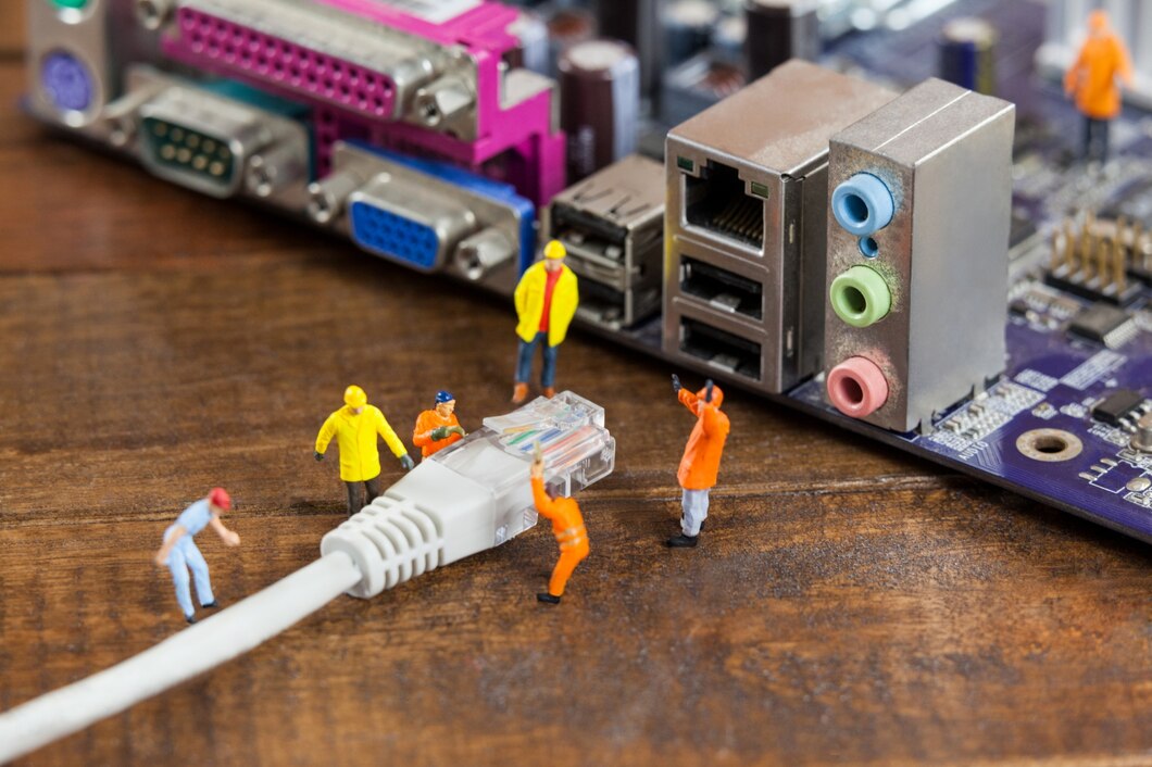 miniature-engineer-worker-plug-lan-cable-computer_1252-838
