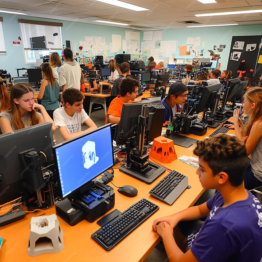 quotenergetic-students-engaged-busy-classroomquot_1324785-82114