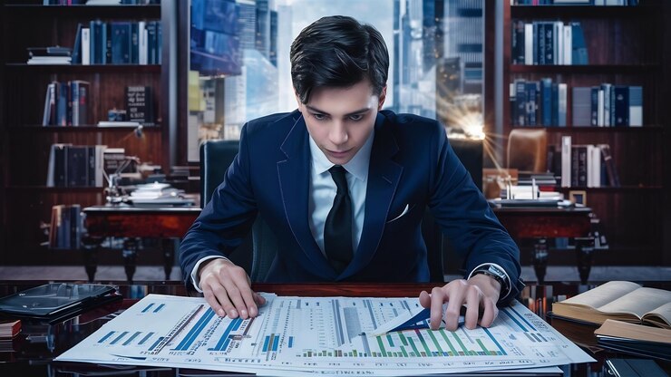 serious-young-businessman-looking-financial-report-seem-like_926199-1953781